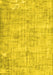 Machine Washable Persian Yellow Traditional Rug, wshtr775yw