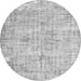 Machine Washable Persian Gray Traditional Rug, wshtr775gry