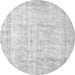 Machine Washable Persian Gray Traditional Rug, wshtr776gry