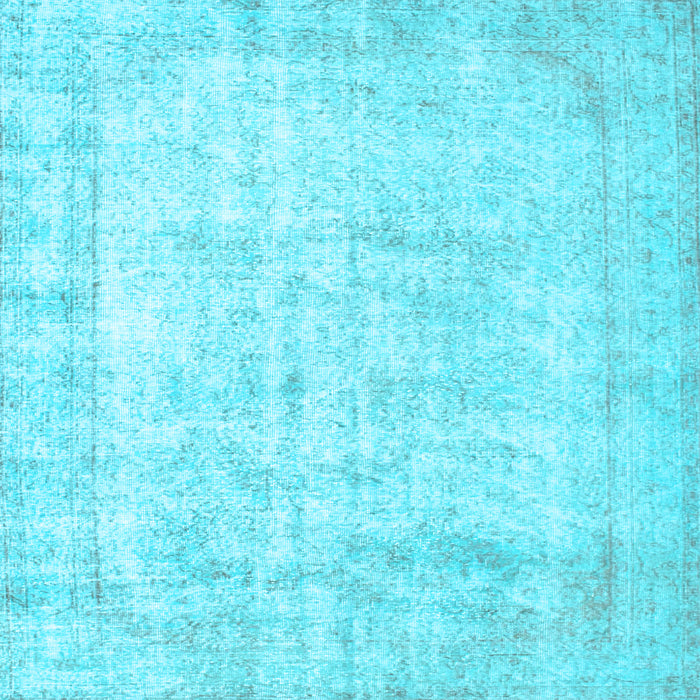 Square Persian Light Blue Traditional Rug, tr776lblu