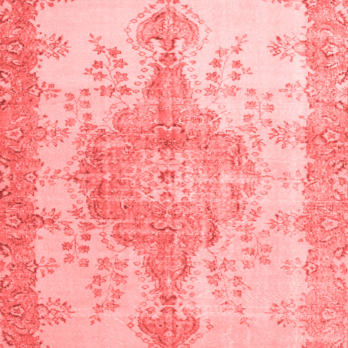 Machine Washable Persian Red Traditional Rug, wshtr777red