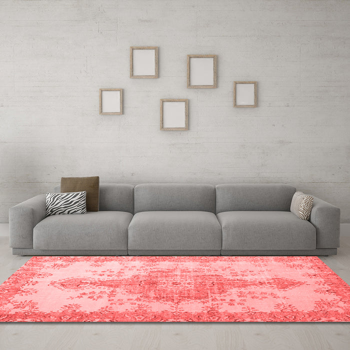 Traditional Red Washable Rugs
