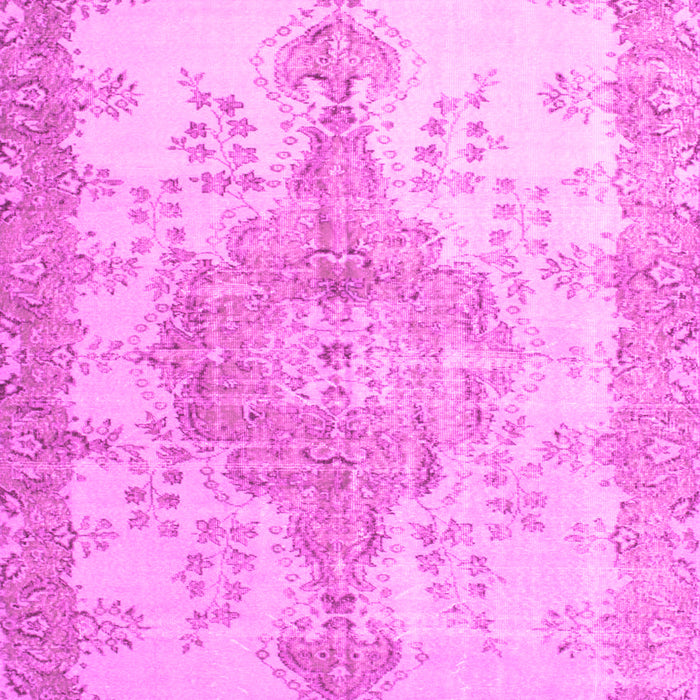 Machine Washable Persian Pink Traditional Rug, wshtr777pnk