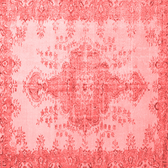 Machine Washable Persian Red Traditional Rug, wshtr777red