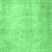 Square Persian Emerald Green Traditional Rug, tr778emgrn