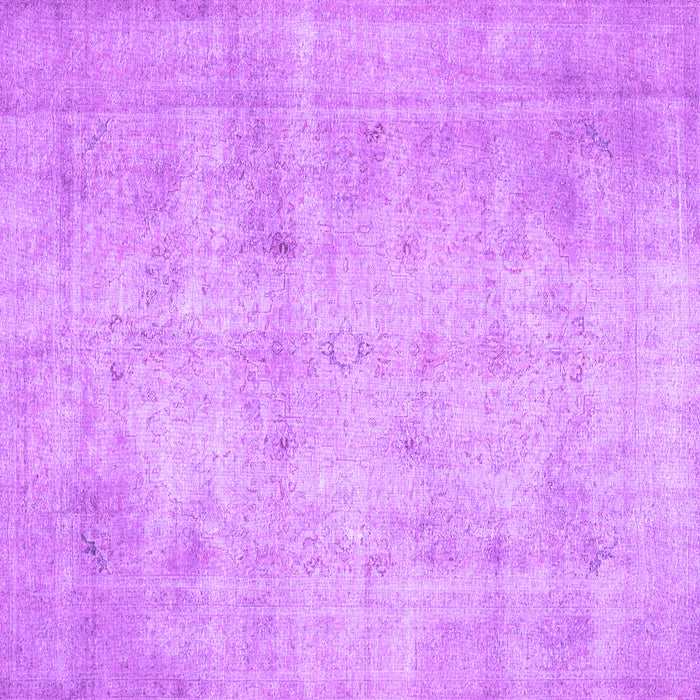 Square Persian Purple Traditional Rug, tr779pur