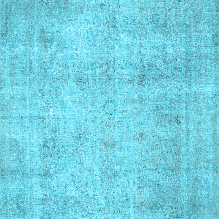 Machine Washable Persian Light Blue Traditional Rug, wshtr779lblu