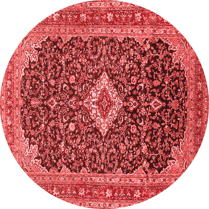 Medallion Red Traditional Rug, tr77red