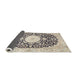 Sideview of Traditional Gold Medallion Rug, tr78