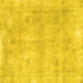 Square Persian Yellow Traditional Rug, tr780yw