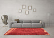 Machine Washable Persian Brown Traditional Rug in a Living Room,, wshtr781brn