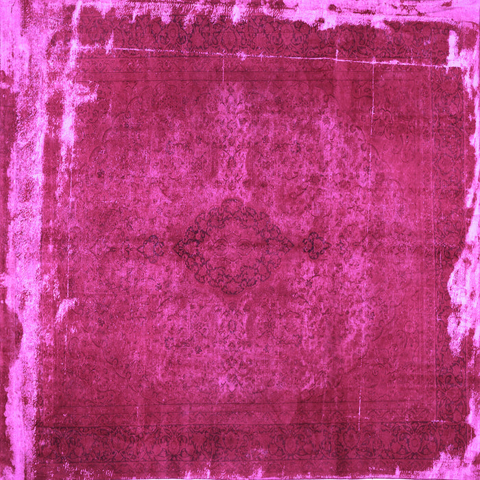 Square Persian Purple Traditional Rug, tr781pur