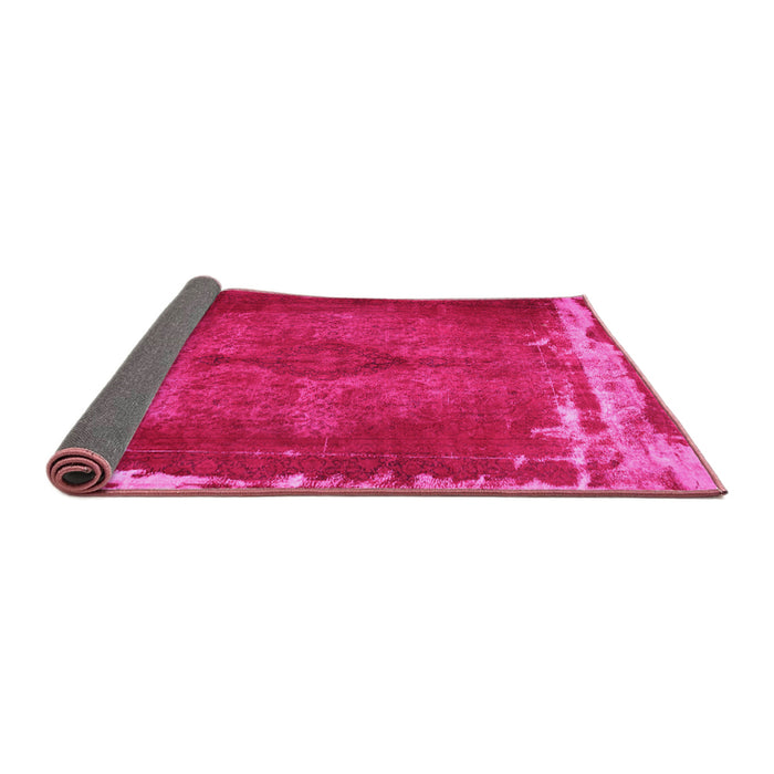 Sideview of Persian Pink Traditional Rug, tr781pnk