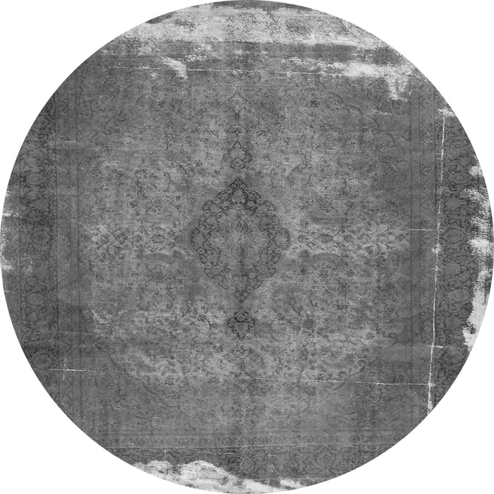 Machine Washable Persian Gray Traditional Rug, wshtr781gry