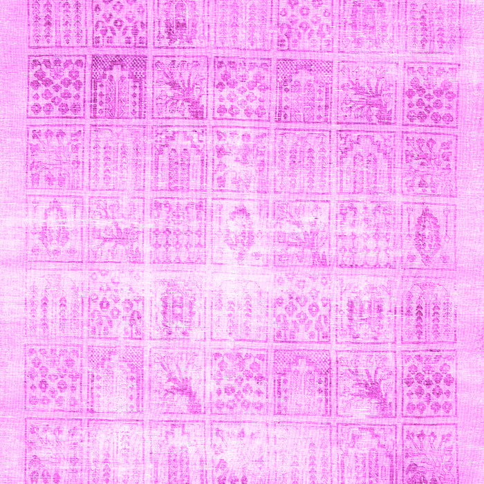 Machine Washable Persian Pink Traditional Rug, wshtr782pnk