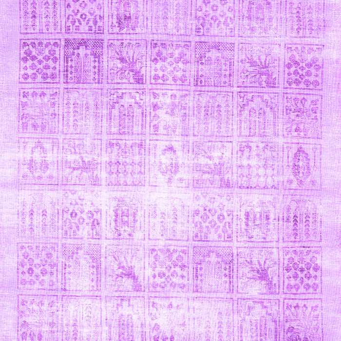 Machine Washable Persian Purple Traditional Area Rugs, wshtr782pur