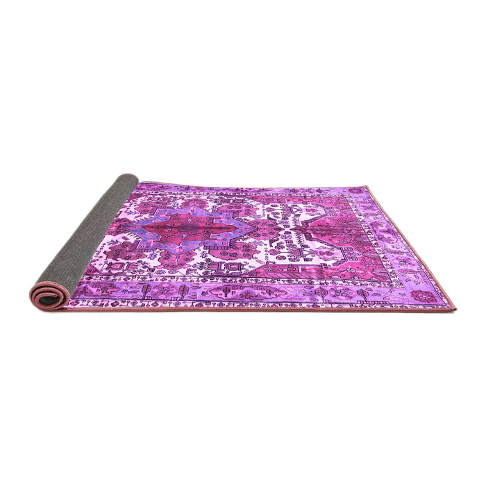 Sideview of Persian Purple Traditional Rug, tr783pur