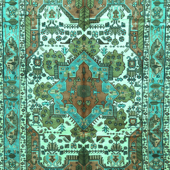 Persian Turquoise Traditional Rug, tr783turq