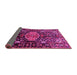 Sideview of Persian Pink Traditional Rug, tr784pnk