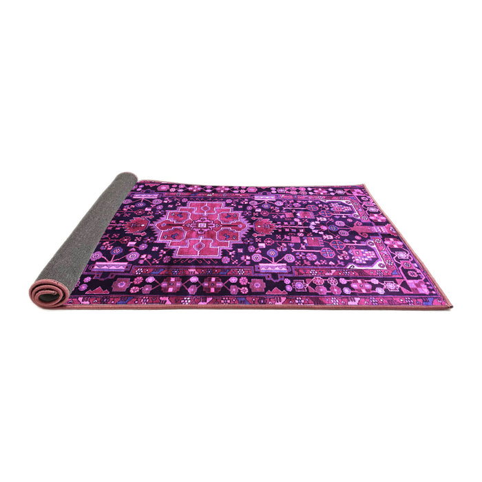 Sideview of Persian Purple Traditional Rug, tr784pur