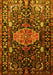 Persian Yellow Traditional Rug, tr784yw