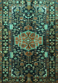 Persian Turquoise Traditional Rug, tr784turq