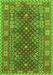 Southwestern Green Country Rug, tr785grn