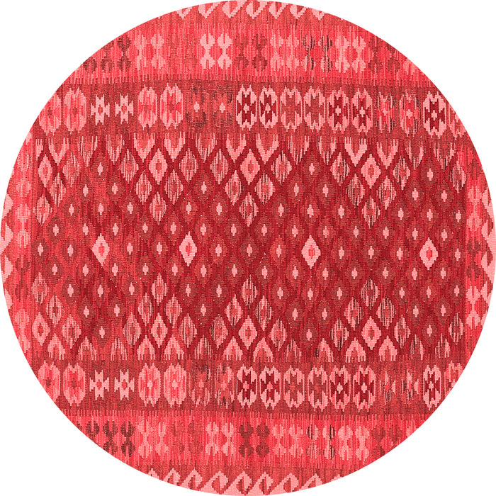 Machine Washable Southwestern Red Country Rug, wshtr785red