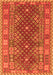 Southwestern Orange Country Rug, tr785org