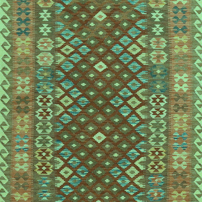 Southwestern Turquoise Country Rug, tr785turq