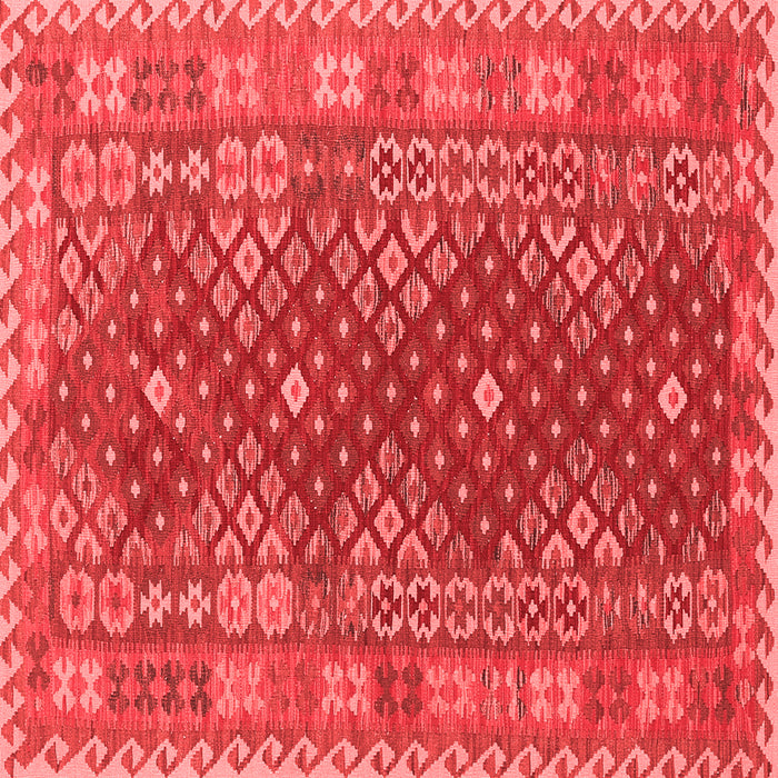 Machine Washable Southwestern Red Country Rug, wshtr785red