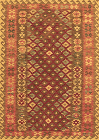 Southwestern Brown Country Rug, tr785brn