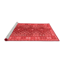 Country Red Washable Rugs