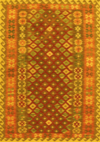 Southwestern Yellow Country Rug, tr785yw