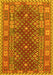 Southwestern Yellow Country Rug, tr785yw