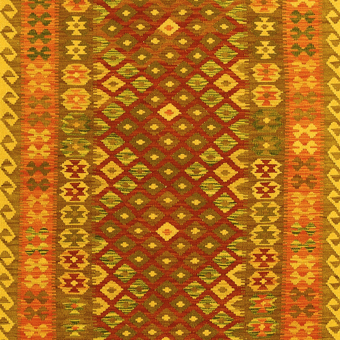 Southwestern Yellow Country Rug, tr785yw