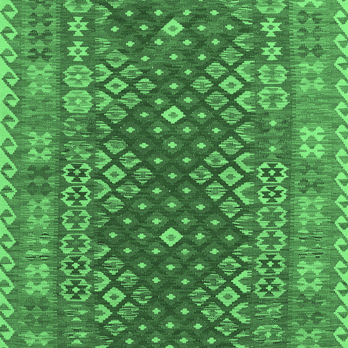 Southwestern Emerald Green Country Rug, tr785emgrn