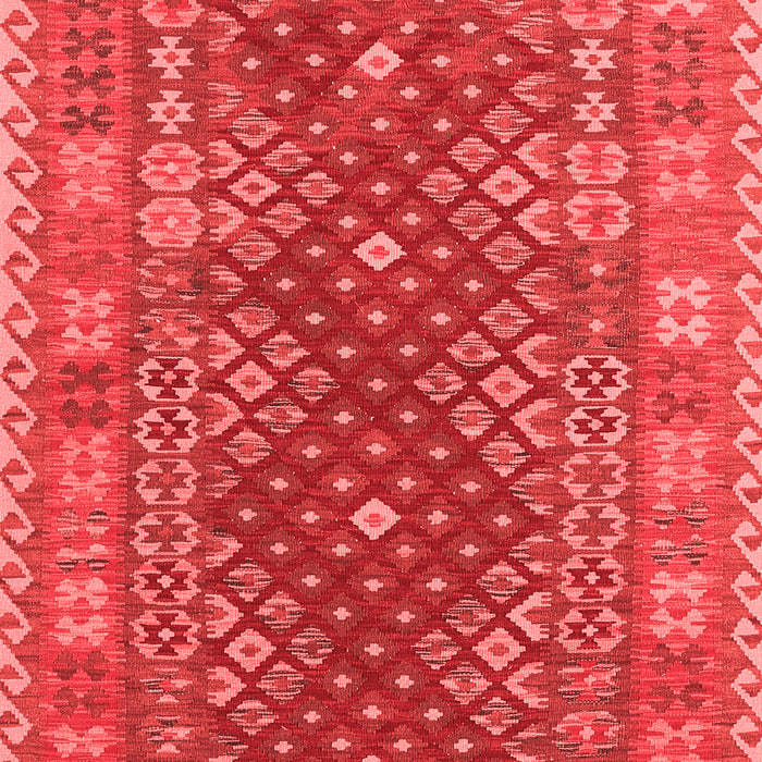 Machine Washable Southwestern Red Country Rug, wshtr785red