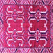 Square Persian Pink Traditional Rug, tr786pnk