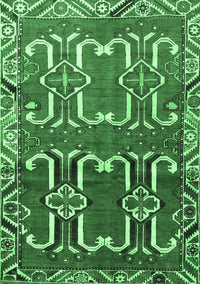 Persian Emerald Green Traditional Rug, tr786emgrn