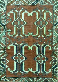 Persian Turquoise Traditional Rug, tr786turq