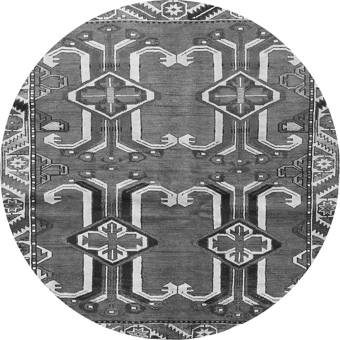 Square Persian Gray Traditional Rug, tr786gry