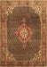 Persian Brown Traditional Rug, tr787brn