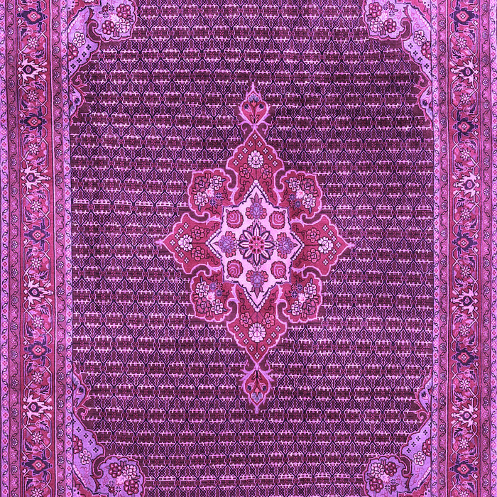 Machine Washable Persian Purple Traditional Area Rugs, wshtr787pur