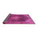 Sideview of Persian Pink Traditional Rug, tr787pnk
