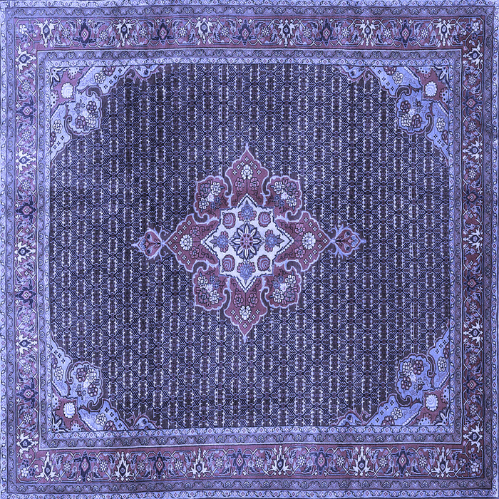 Square Persian Blue Traditional Rug, tr787blu