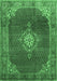 Persian Emerald Green Traditional Rug, tr787emgrn