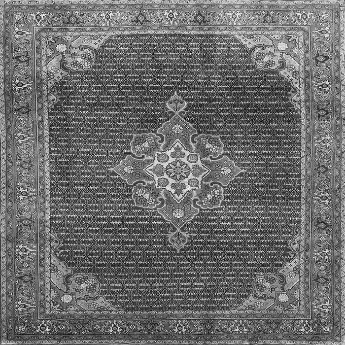 Serging Thickness of Persian Gray Traditional Rug, tr787gry