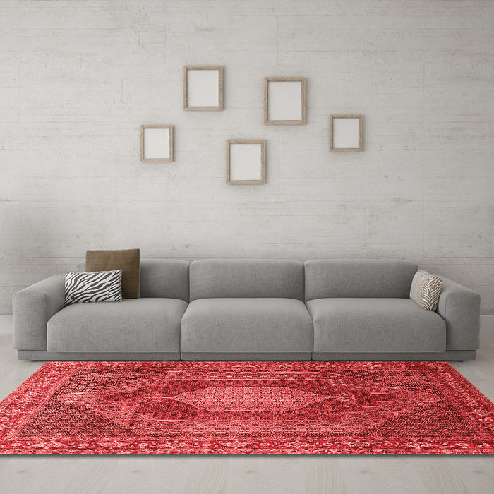 Traditional Red Washable Rugs