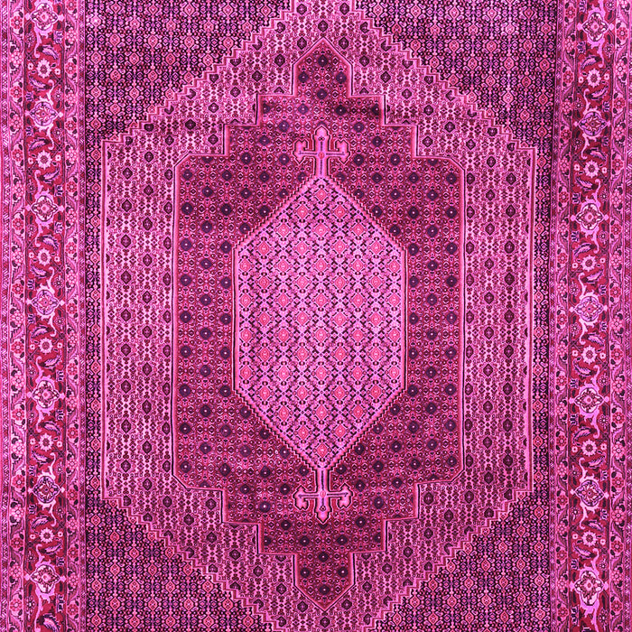 Machine Washable Persian Pink Traditional Rug, wshtr788pnk